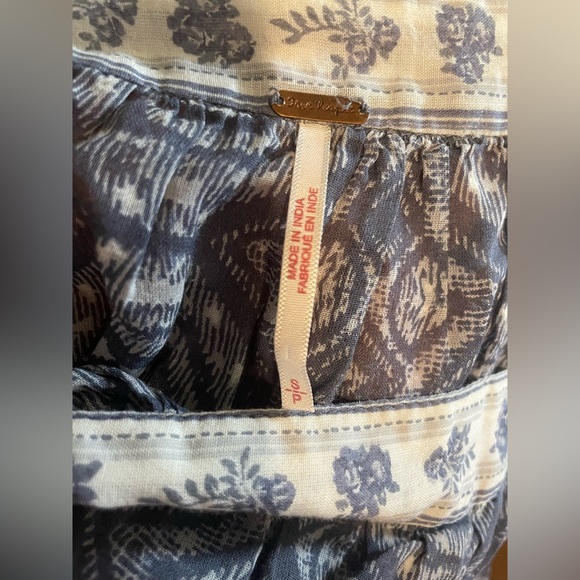 EUC Mostly Meadows Free People Blouse, Small - Picture 2 of 4
